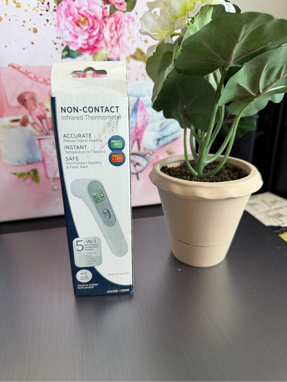 Non-Contact Infrared Thermometer - White (Unbranded)